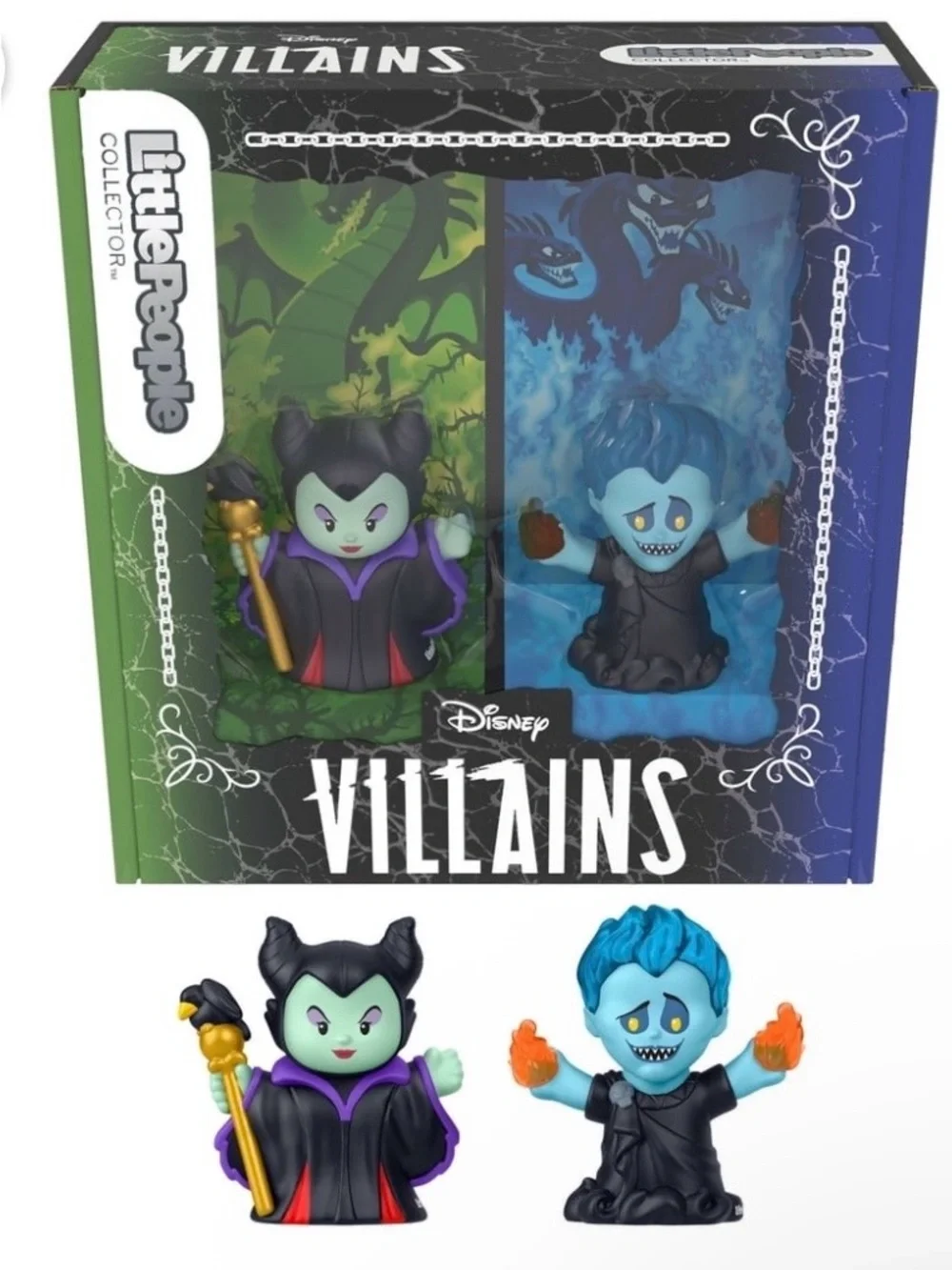 Fisher-Price Little People Collector Disney Villains, Jafar, Ursula, Maleficent